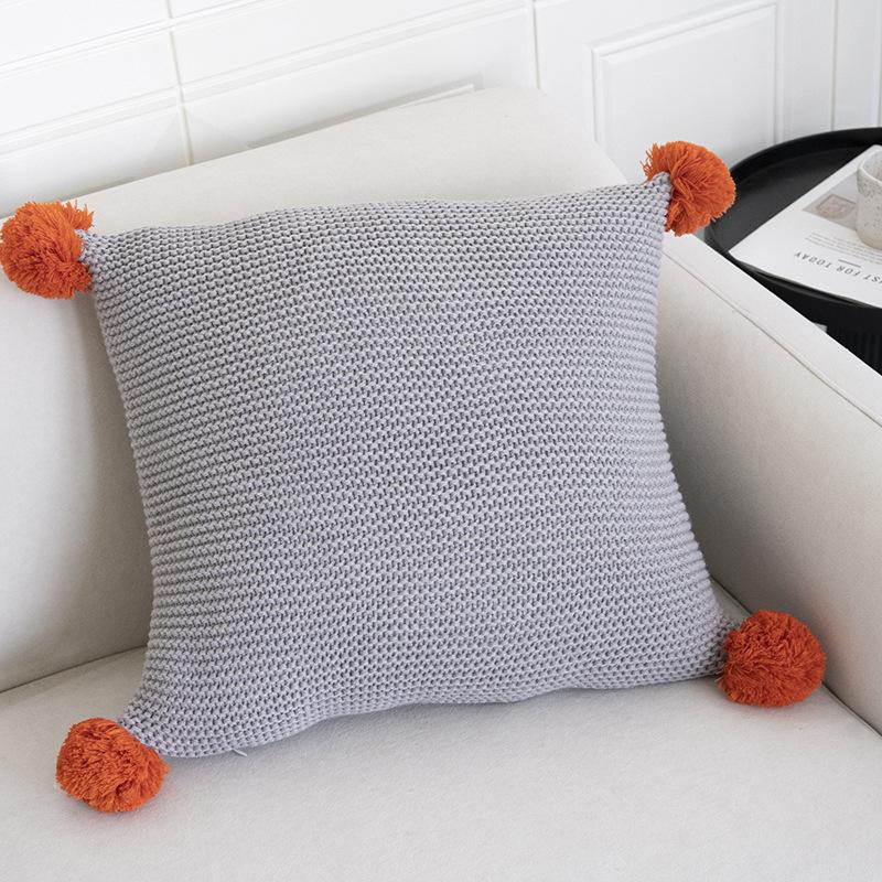 

Диван для гостиной Квадратная подушка Подушка Простой и удобный Наволочка с рисунком лица Офисная поясничная подушка Прикроватная подушка 45 * 45Cm (without core)