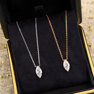 2024 New Hot Brand Vintage Diamond Necklace For Women Luxury Jewelry Designer Pendant High Quality Water Drop Necklaces
