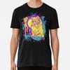 Paint Splatter Yellow Kitty Cat Size S To 5XL Made In the USA T Shirt