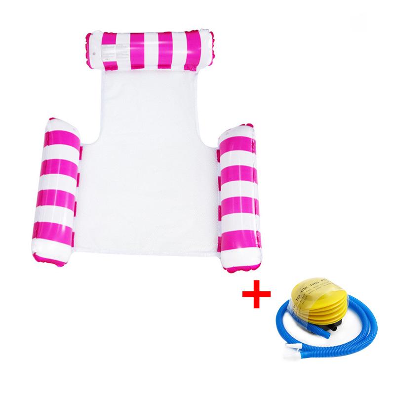 Exclusive Three-Tube Inflatable Water Floating Bed for Adults - Thickened PVC, Foldable Design