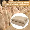 Frost Blankets For Outdoor Plants Breathable Anti-Freeze Cloth Natural Burlap Plant Covers For Fruit Tree Vegetable Berry Bush