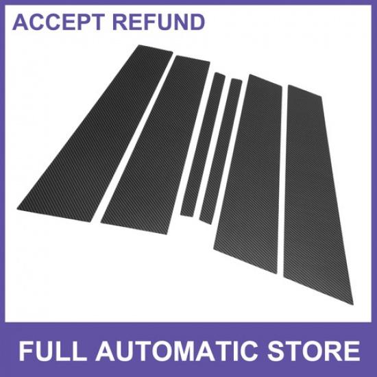 

Door Pillar Window Trim for KIA Cadenza VG K7 14-16 Black Carbon Fiber