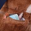Otter Plush Toy Backpack - Cartoon Otter with Shell Bag for Kids
