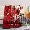 Kane Printed Flannel Blanket, Soft Throw for Bedroom Sofa, Washable,soccer Fan Merchandise, Great Gift.