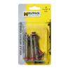 WOLFPACK PROFESSIONAL LINE - Metal Screw Anchor 8x 60/10 Mm. (3 Pieces)