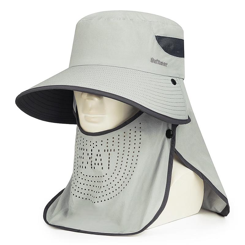 ZHENYUEQI Unisex Outdoor Mesh Sun Hat