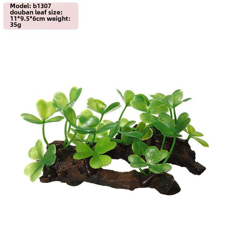 "Simulation Kunststoff Lotus & Wassergras Aquarium Dekoration"