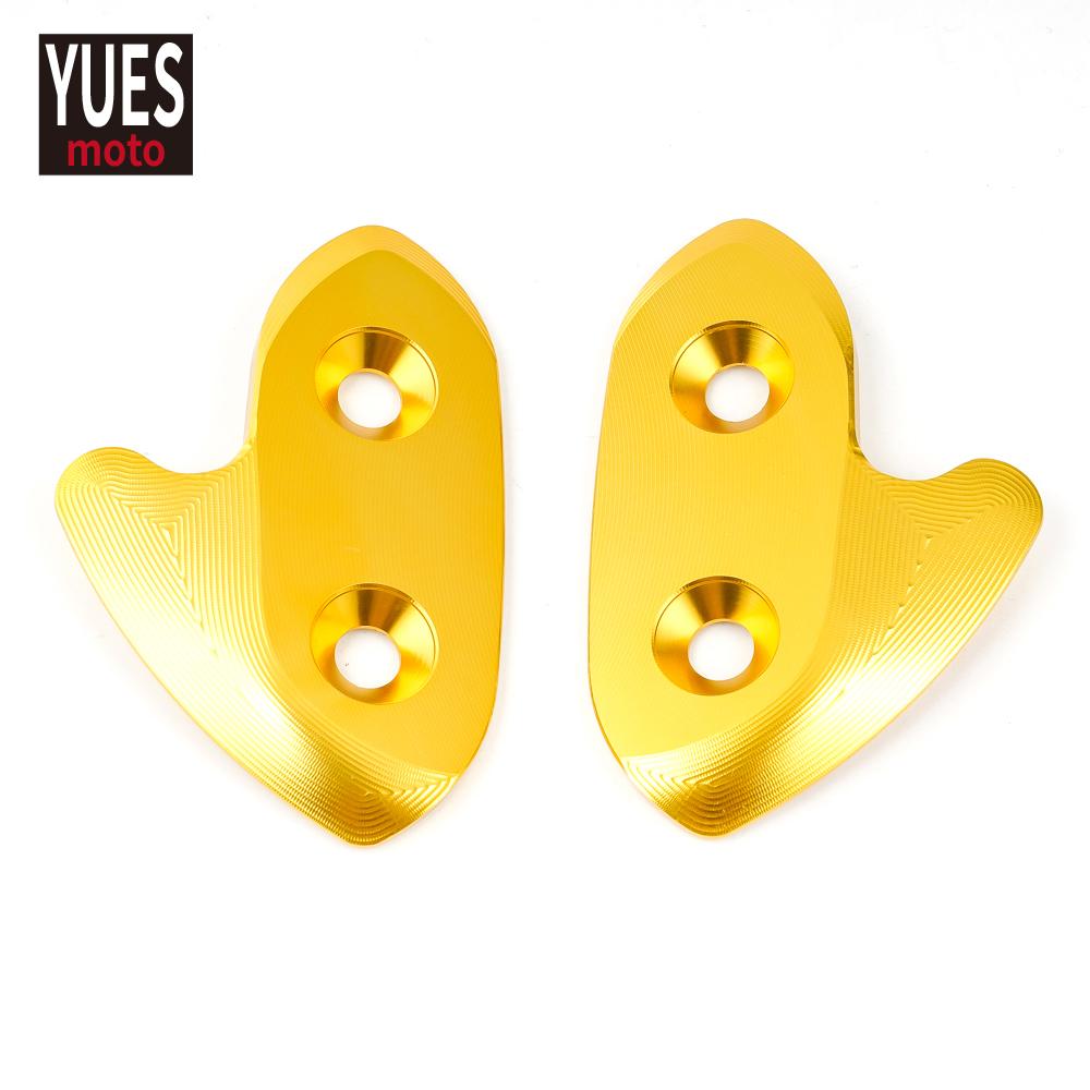 Moto Accessories Mirror Hole Cover Windscreen Driven Mirror Eliminators Cap For YAMAHA R1 R1M YZF R1 2015 2016 2017