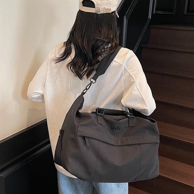 Multifunctional Travel Bag Sports Fitness Bag 2025 New Large-capacity Simple Wear-resistant Waterproof Handbag Messenger Bag