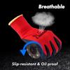 Latex Work Gloves and Safety Work Gloves Waterproof Seamless Knit Gloves for Mechanical Excellent Suitable for Warehouses and Red [HPHST] Hand-Coated