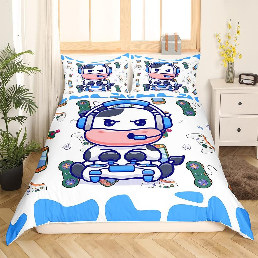 Luxury Duvet Cover and Pillowcase Digital Printing Star/moon/meteor Double Winter Quilt Cover Set Lantern Duvet Cover 1 Person