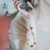 Putuo Mountain Blessing Phone Chain Keychain Cute Beaded Wrist Strap for Women Girls Best Friendship Birthday Gift for Her