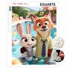 5D DIY Pearl Painting Kit, Zootopia Characters Home Bedroom Wall Decor Crafts Handmade Gift.