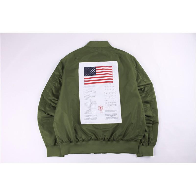 Norman Dragon American Military Style MA-1 Flight Jacket Mens Air Force Pilot Coat