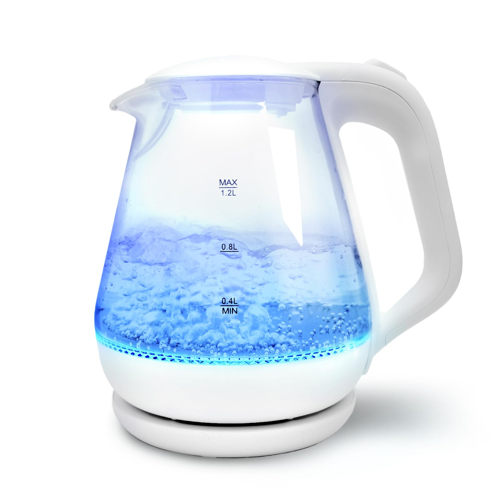 

30 days extended warranty card Glass electric large automatic power dry heating tempered white [Plus included] kettle, kettle, capacity, 1.2L, 800W,