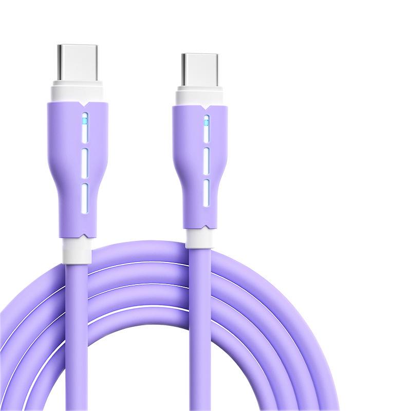 120W Dual Type-C Fast Charging Cable for Apple 15/16, Huawei Laptop & Phone, 6A