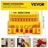 58 PCS Lockout Tagout Kits, Electrical Safety Loto Kit Includes Padlocks, Lockout Station, Hasp, Tags & Zip Ties, Lockout Tagout Safety Tools for