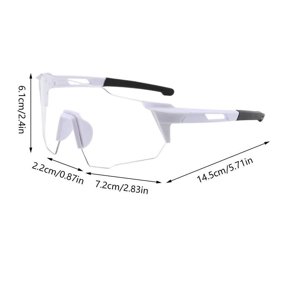 Photochromic UV400 Protection Clear Sports Sunglasses For Men And Women Outdoor MTBs Road Bicycle Cycling Glasses