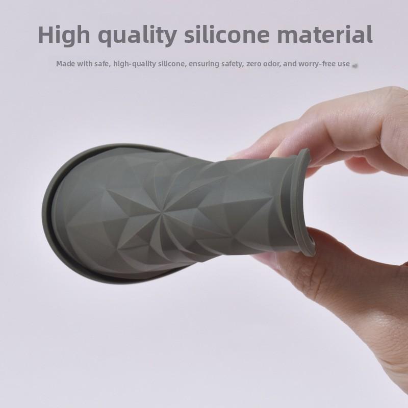 Silicone coaster water cup heat insulation cushion anti-skid anti-scalding thickened high-temperature-resistant soft coaster