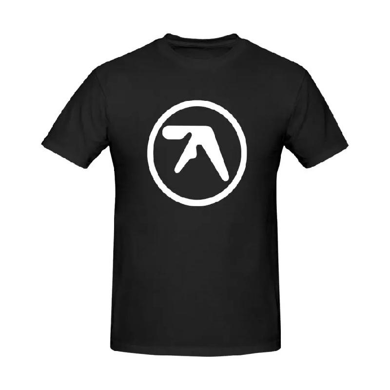 

Aphex Twin Print Graphic T Shirts Summer Short Sleeve Tees Men Cotton Casual Large Size T-shirts 6XL Men Clothing Streetwear XXXXXL чорний
