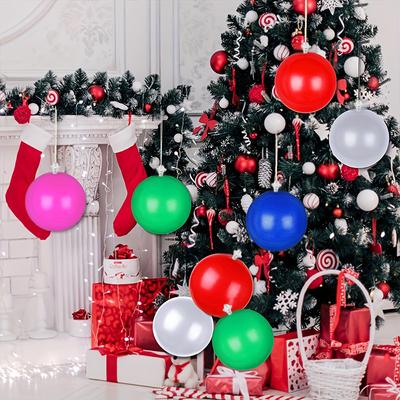 25 εκ. Εορταστική Μπάλα Στολίδι Είδη Πάρτι Μονόχρωμο Χριστουγεννιάτικο Μπαλόνι Κινούμενα Σχέδια