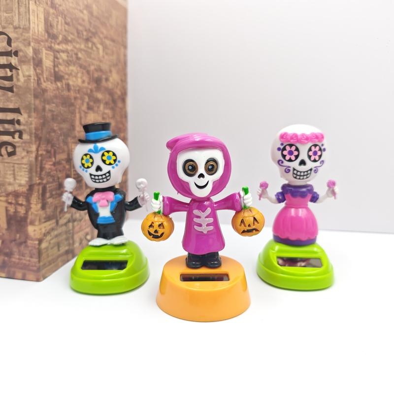 New Halloween Car Ornaments Skull Car Interior Decoration Halloween Gifts Home Decoration Ornaments