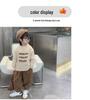 Korean Style Kids' Round Neck Sweater – 2025 Autumn/Winter Knit Pullover for Boys