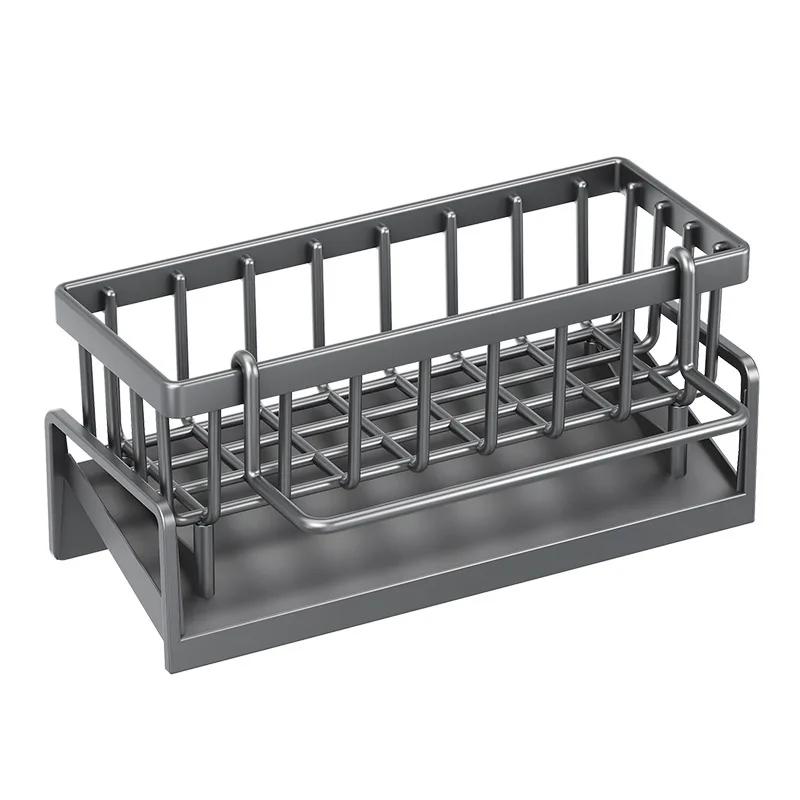 Kitchen Sink Draining Rack, Automatic Drainage Plastic Storage Rack, Sink Shelf, Sponge and Soap Rack, Towel Rack