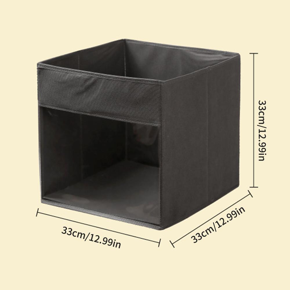 Faltbare Aufbewahrungsbox mit großem Fassungsvermögen, wasserdicht, sichtbar, Spielzeug, diverse Gegenstände, Kleiderorganizer