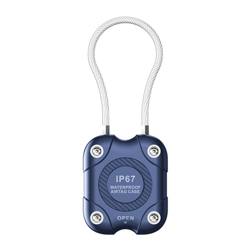 For Airtag Protective Cover Anti-Lost Tracker Protector Anti-Scratch Case with Steel Wire