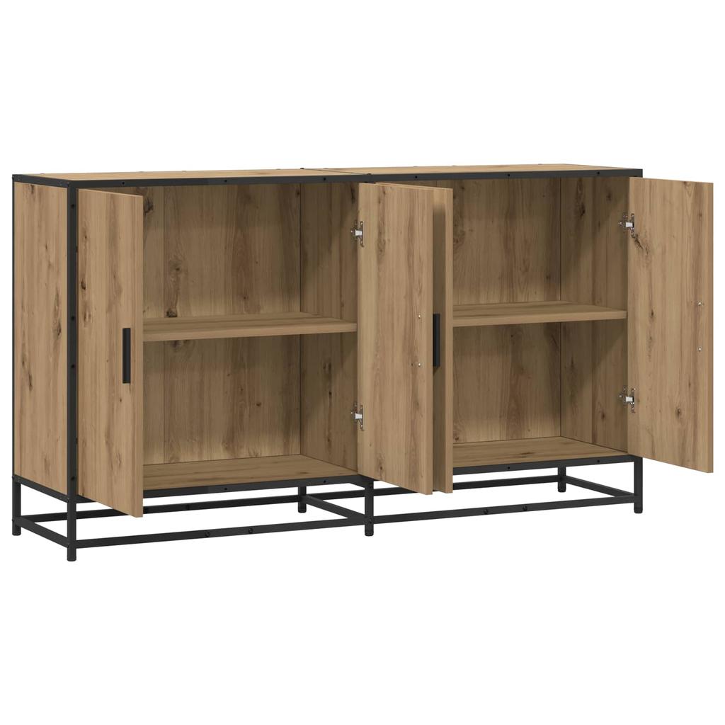 Sideboard Artisan Oak 134 X 35 X 76 Cm Engineered Wood