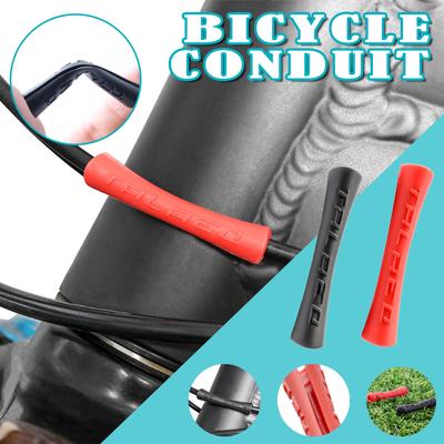 Bicycle Cable Protector Brake Rubber Line Pipe Sleeve MTB Frame Protection Anti-friction Cycling Wrap Guard