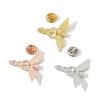 Zinc Zinc Alloy Angel Wings Brooches Snake Shirt Collar Lapel Pin Cute Men's Badge Pin  Teenage