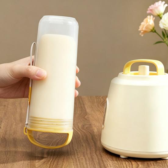 Frosted Water Bottle with Handle & Lanyard, Food Grade Clear Drinking Bottle, Leak-Proof Portable Travel Drink Soybean Milk Cup for Outdoor Gym Office