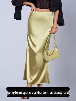 Satin Midi Mermaid Skirt - New Autumn Colors