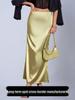 Satin Midi Mermaid Skirt - New Autumn Colors