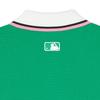 New MLB College Style Series Polo Shirts Women's Green 3FKPV0543-50GNN
