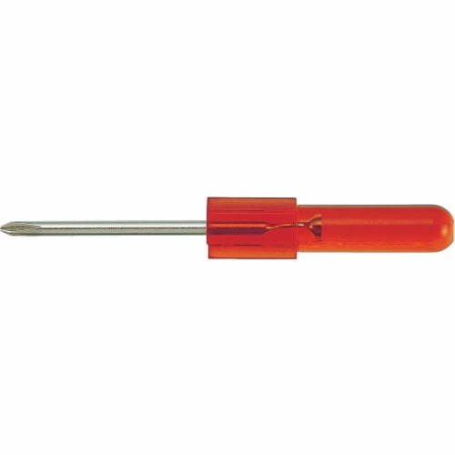 HOZAN Micro Screwdriver, 51mm Long, Mini Phillips Head Screwdriver, Portable and Compact, +No.00 D-66