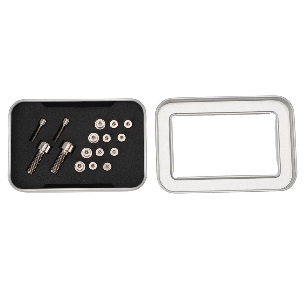 Mountain Bike Brake Lever Screw Kit Ti Alloy Brake Handle Lever Fastener Adjusting Screws with Washe