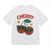 Men's Breathable Comfy Classic T-Shirt Cherry Graphic With Sunglasses Cotton Tee