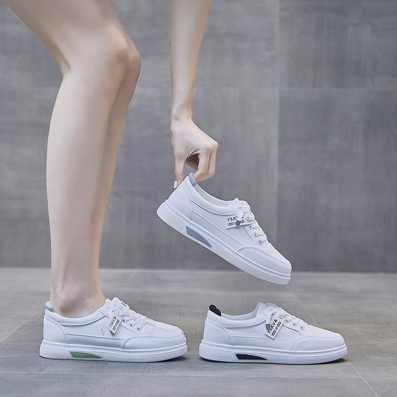 Small White Shoes for Women In Spring New Breathable Student Shoes Korean Style Flat Running Casual Shoes for Women