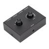 3.5mm Stereo Stereo Passive Switcher 1 In 4 Out 4 In 1 Out Manual Selector  For Speaker