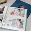 40 Pages Self-adhesive Scrapbook Large Capacity Commemorative Linen Cover Album Paste Type Dirt-proof Memory Book Graduation