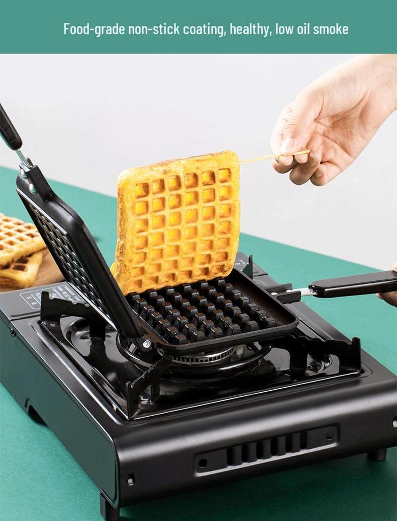 Non-stick Waffle Iron & Cake Mold - Waffle Press & Muffin Maker Baking Tool