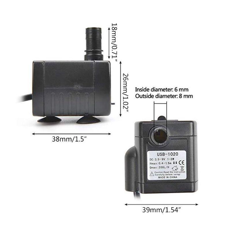 

Aquarium Water with Suction Cups Mini Size Pumps USB Plug China Mainland