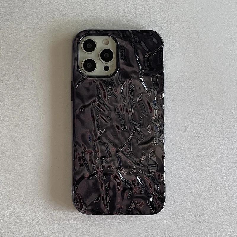 

Black tin paper pattern Phone Case for iphone 17 16 15 14 13 11 12 Pro Max X XS Max XR 8p 7p Shockproof Soft Cover iPhone 7