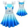 Girls Costume Dress for Dress-Up Role Play and Cosplay, Fancy Outfit for Halloween Birthday and Stage Play