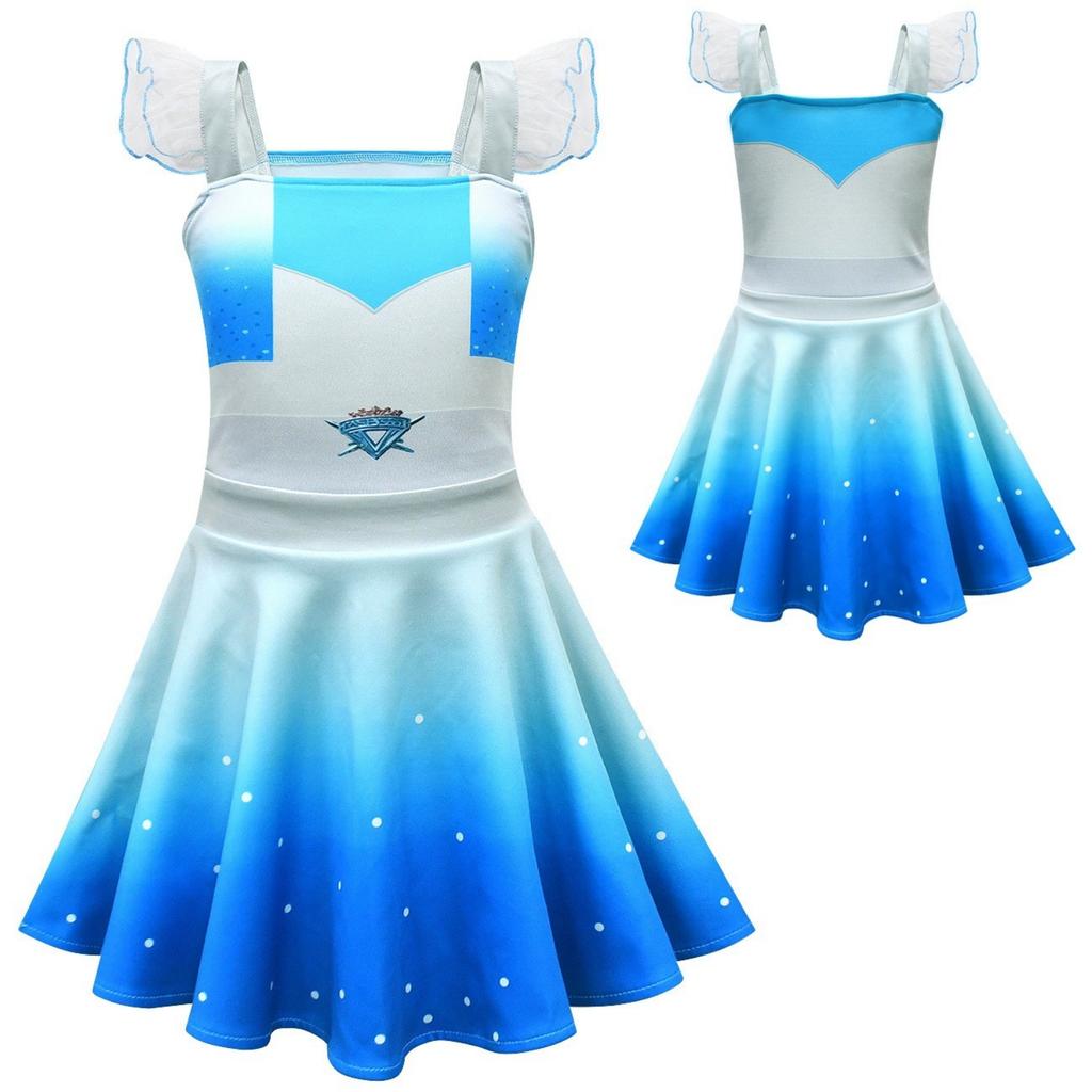 Girls Costume Dress for Dress-Up Role Play and Cosplay, Fancy Outfit for Halloween Birthday and Stage Play