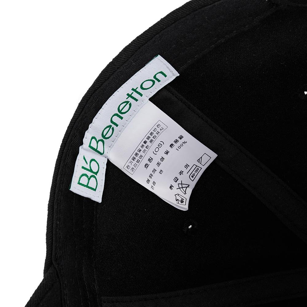 Bb' BENETTON B-B Baseball Cap (Black)