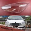 For Ford Escort 2019 2020 (Low) Front Headlamp Cover Transparent Headlight Shell Lens Plexiglass Replace Original Lampshade